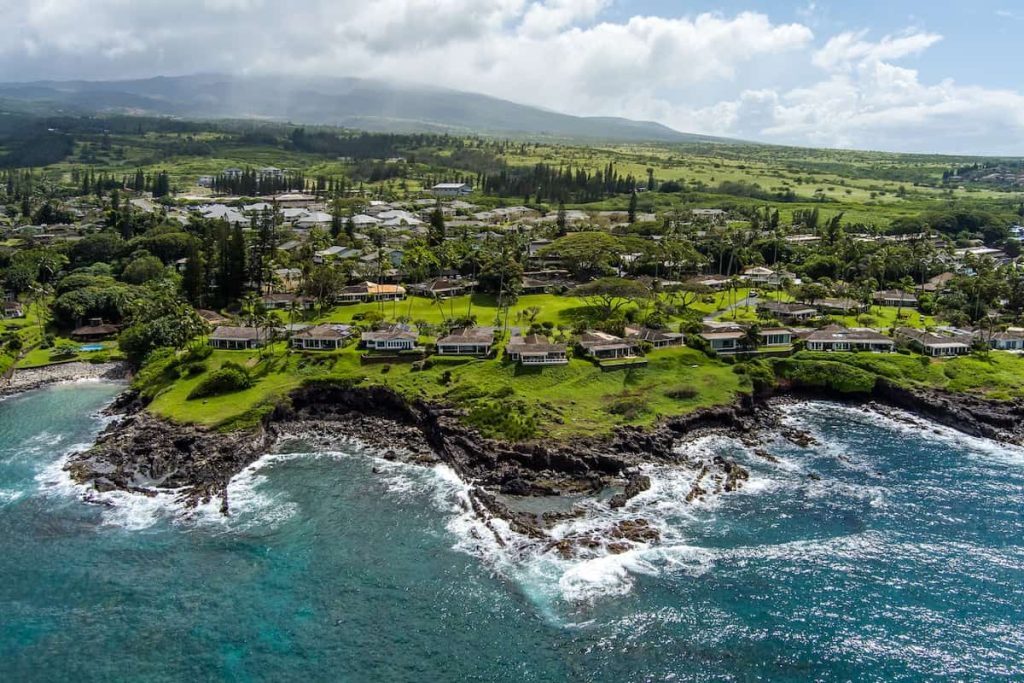 Leasehold Property in Maui: What Buyers Need to Know 1 Aerial view of Alaeloa, a unique leasehold property on Maui.